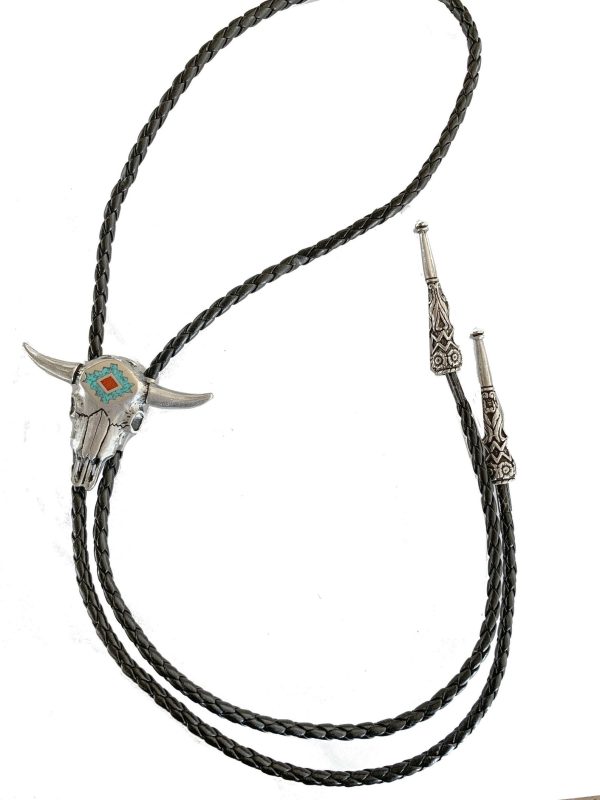 CONJUNTO BOLO TIE LONGHORN-0