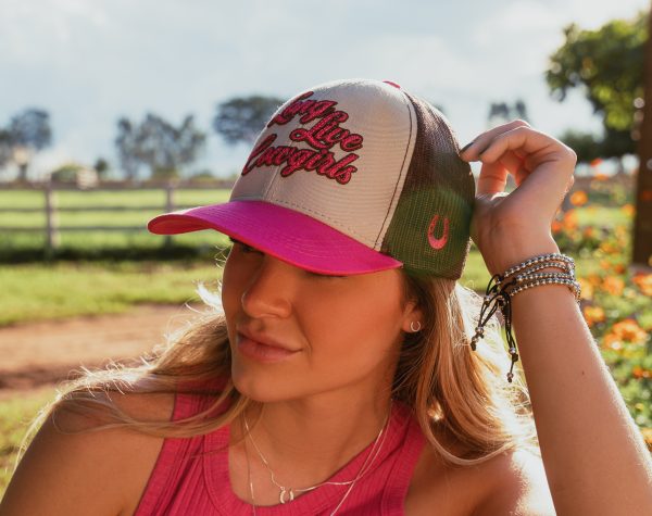Boné Long Live Cowgirls Pink