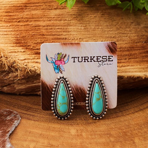 Brinco turquesa