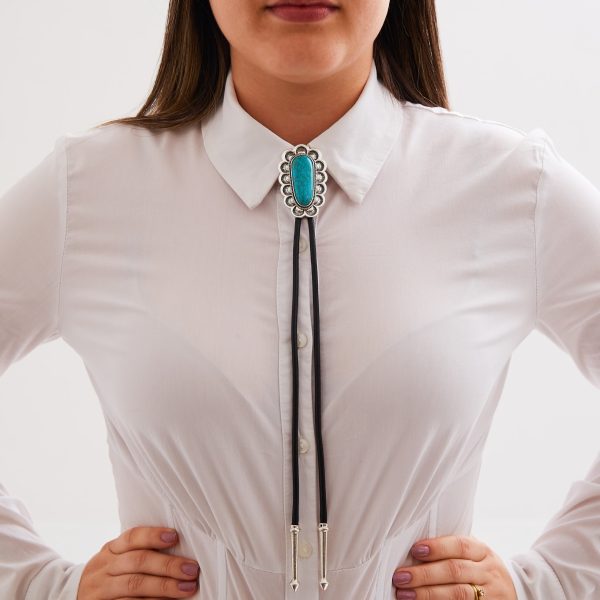 Colar Bolo Tie Turquoise - Image 4