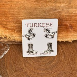 Conjunto de Brincos Western Things