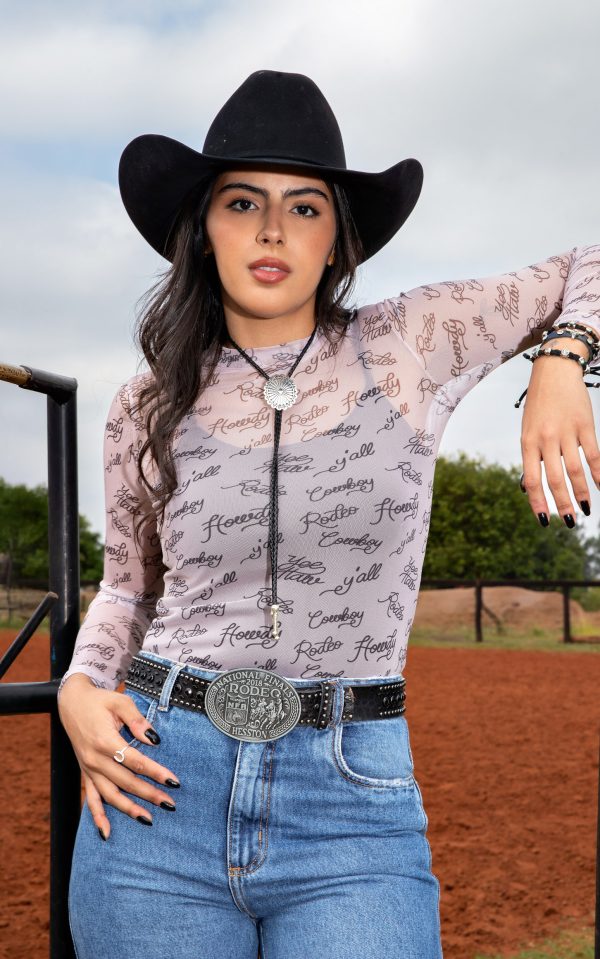 Blusa Tule Yeehaw