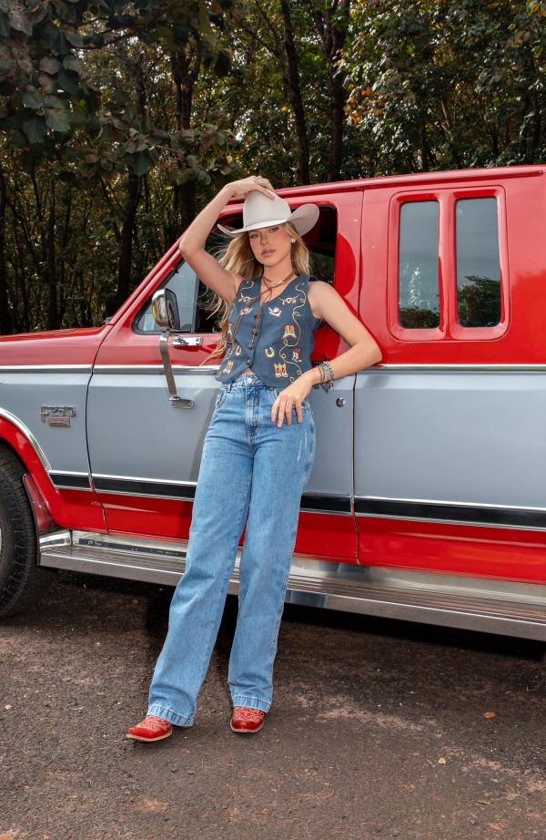 Colete Country Roads Blue - Imagem 3