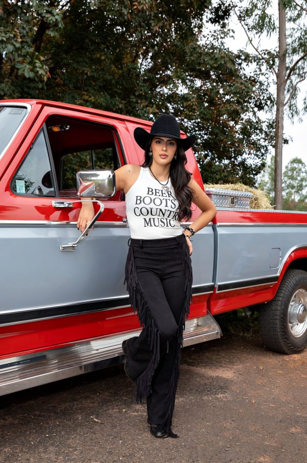 Regata Canelada Beer And Boots Off - Imagem 3