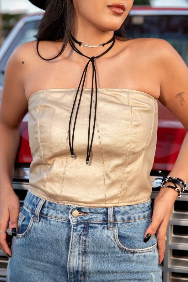 Cropped Gold Shine - Imagem 3