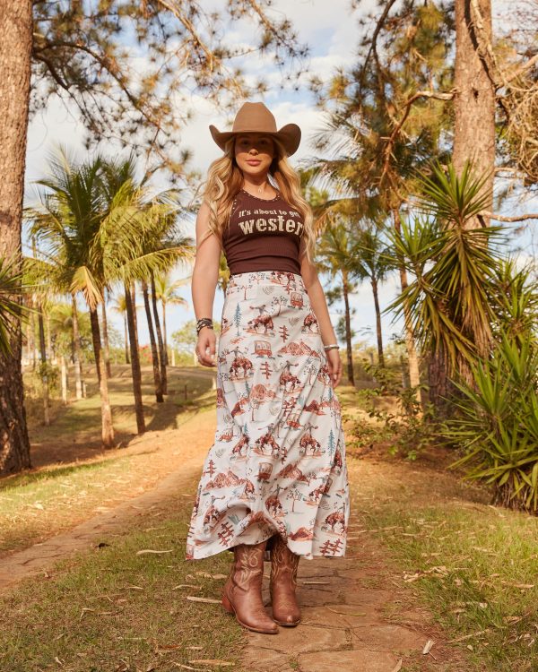 Saia Longa Giddy Up - Imagem 4