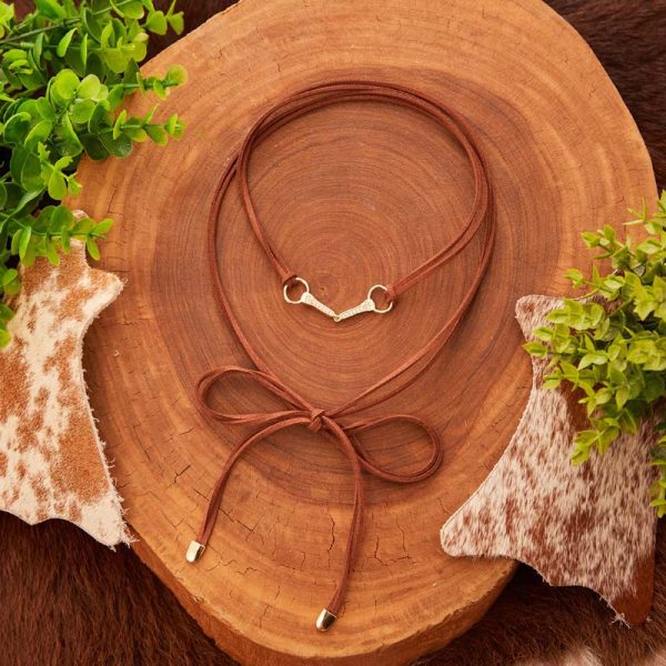 Choker Courinho Bridão Banho Ouro