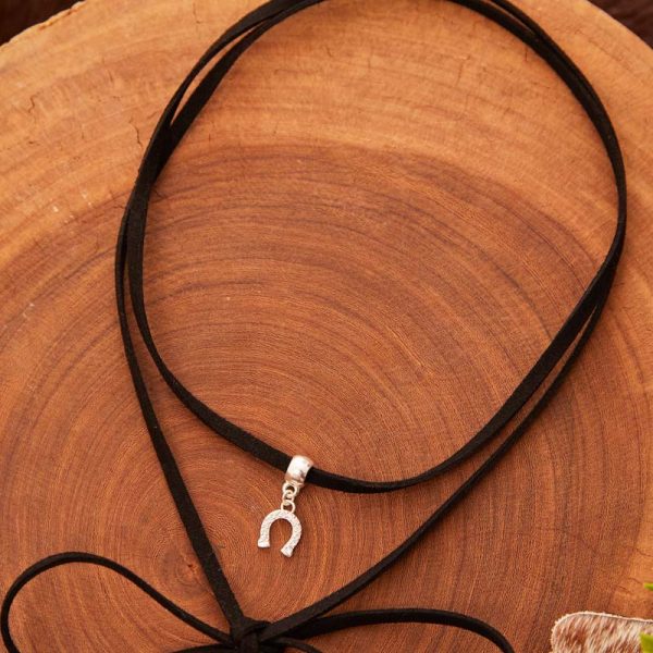 Choker Courinho Jolene Banho Prata - Imagem 4