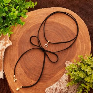 Choker Courinho Jolene Banho Ouro