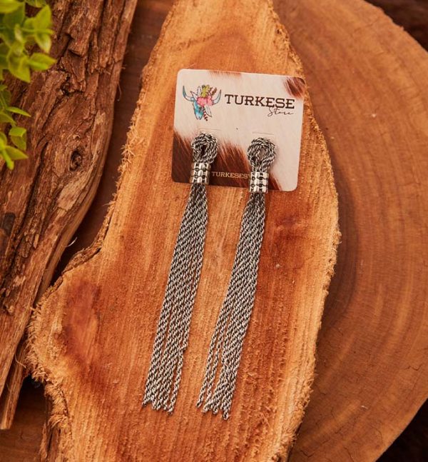 Brinco Silver Fringes