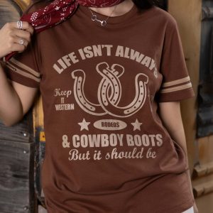 T-shirt Oversized Keep It Western