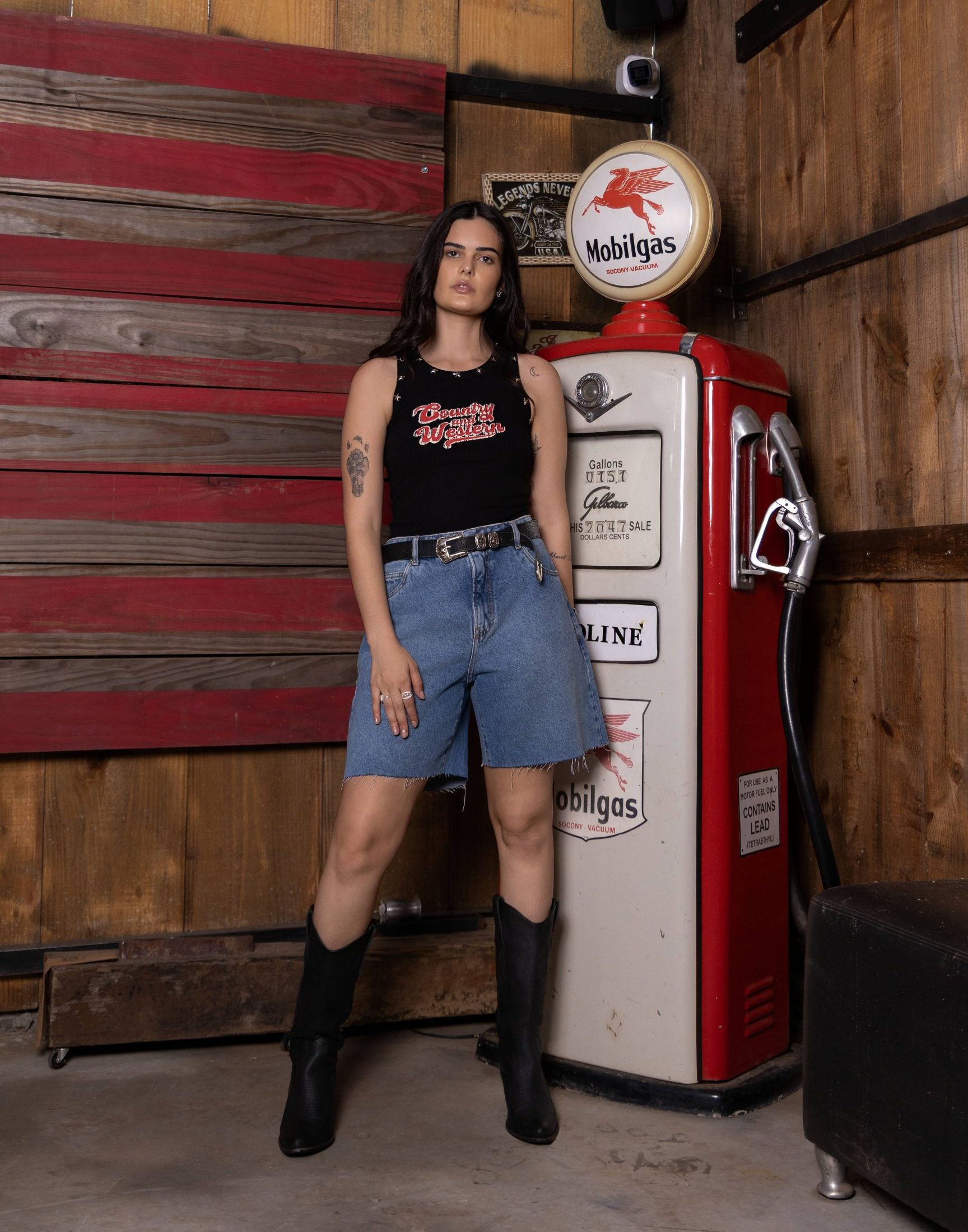 Regata Canelada Country And Western - Imagem 3