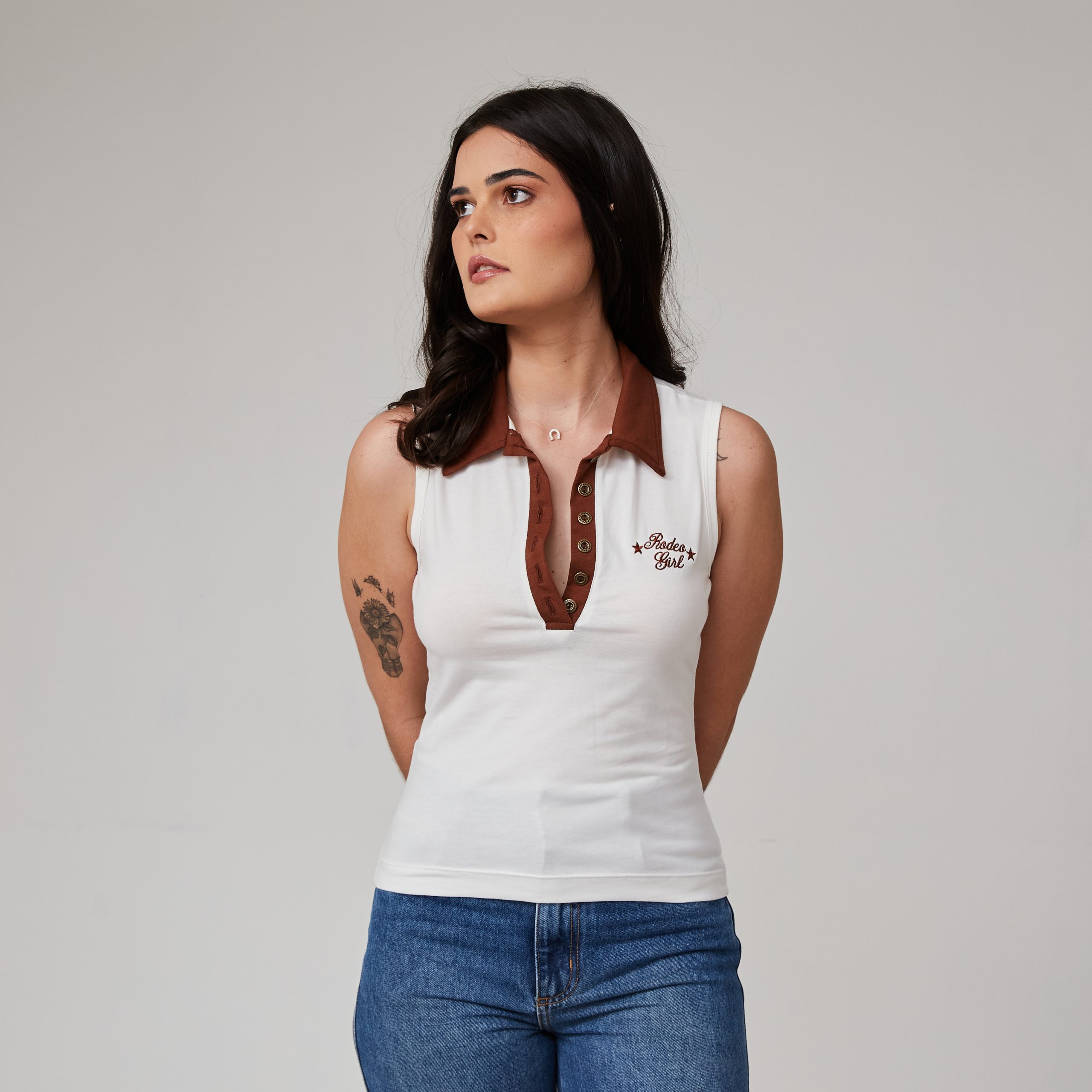 Regata Polo Rodeo Girl Off - Imagem 3