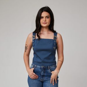 Blusa Buckle Blue
