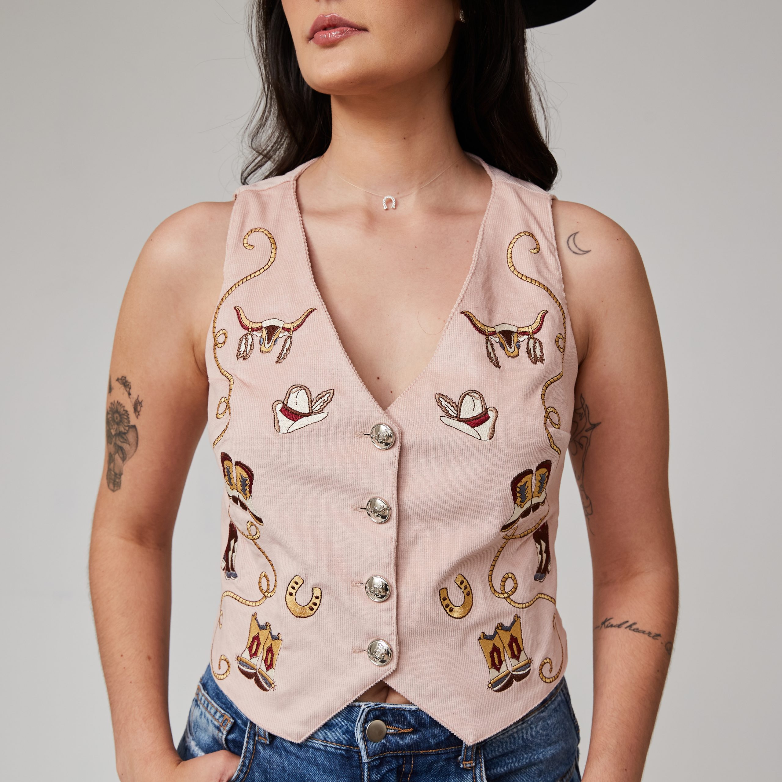 Colete Country Roads Rosé