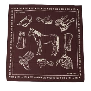 Lenço Western Marrom