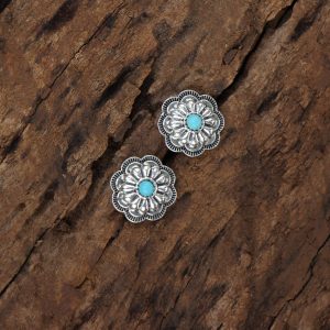 Brinco Concho Turkese