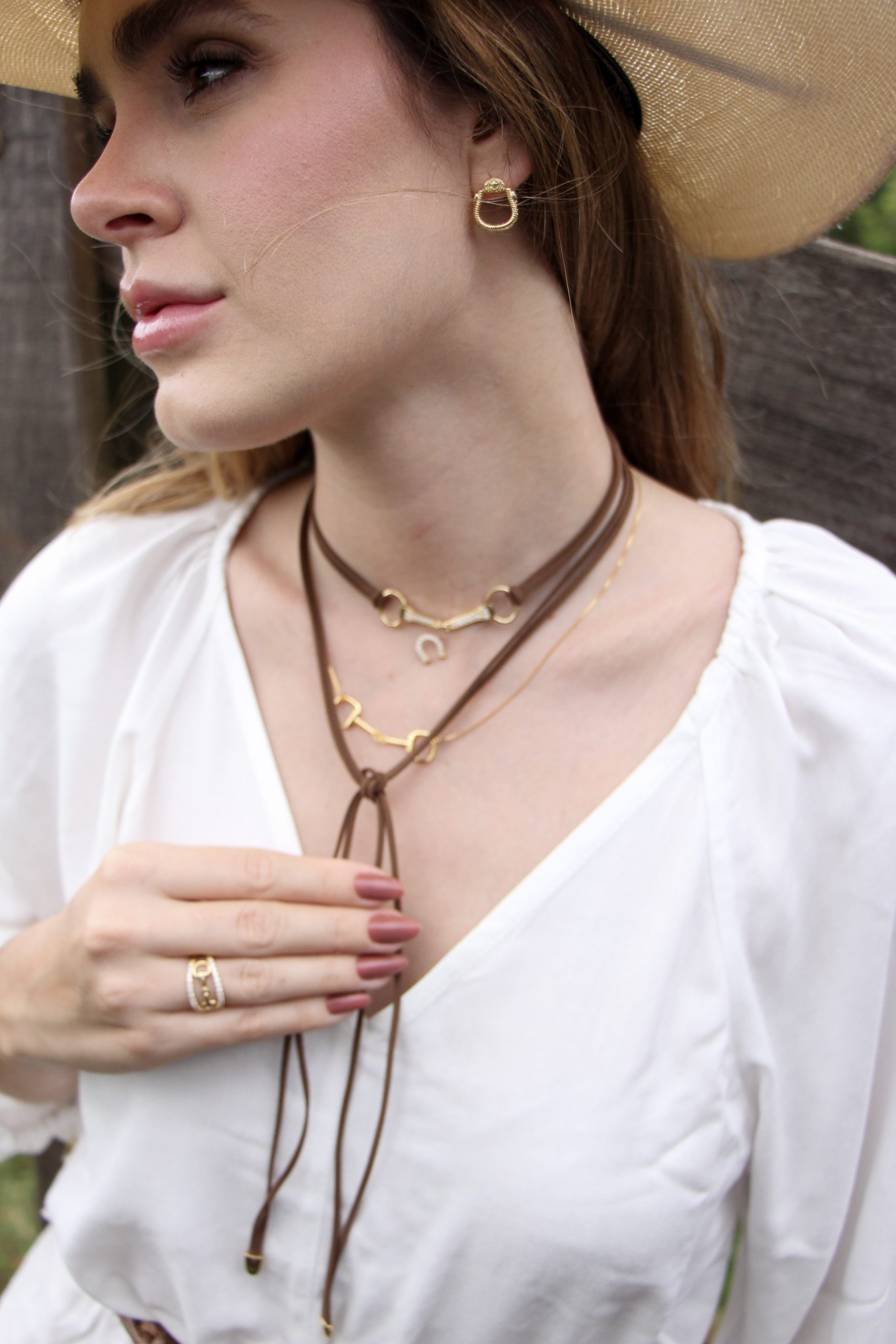 Brinco Estribo Banho Ouro - Imagem 3